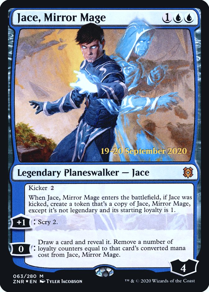 Jace, Mirror Mage [Zendikar Rising Prerelease Promos] | Clutch Gaming