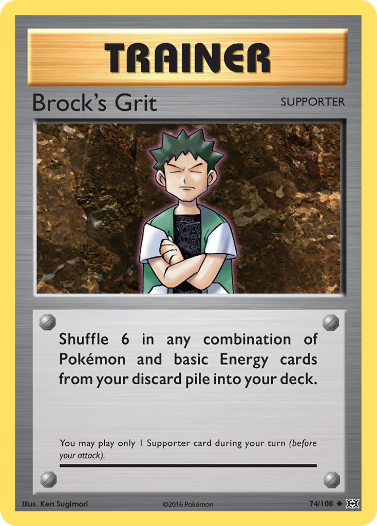 Brock's Grit (74/108) [XY: Evolutions] | Clutch Gaming