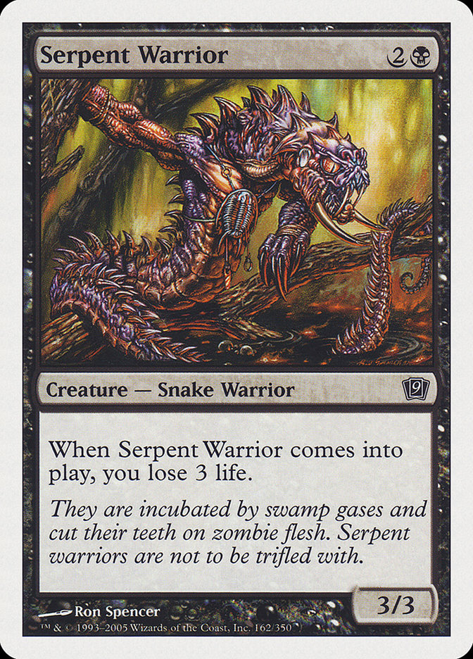 Serpent Warrior [Ninth Edition] | Clutch Gaming