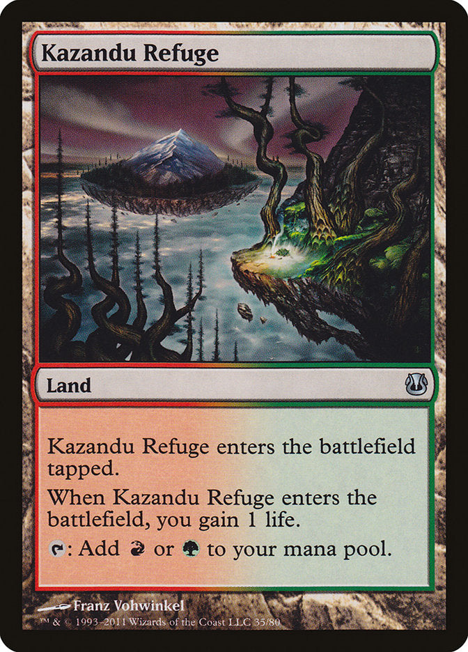 Kazandu Refuge [Duel Decks: Ajani vs. Nicol Bolas] | Clutch Gaming