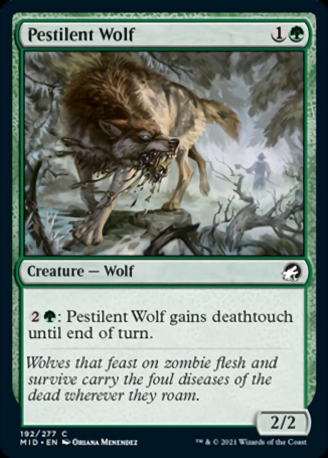 Pestilent Wolf [Innistrad: Midnight Hunt] | Clutch Gaming