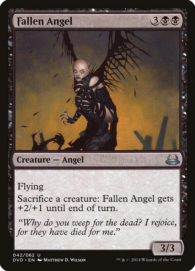 Fallen Angel (Divine vs. Demonic) [Duel Decks Anthology] | Clutch Gaming