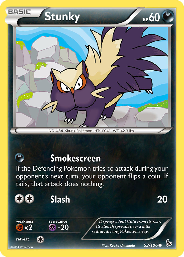 Stunky (53/106) [XY: Flashfire] | Clutch Gaming