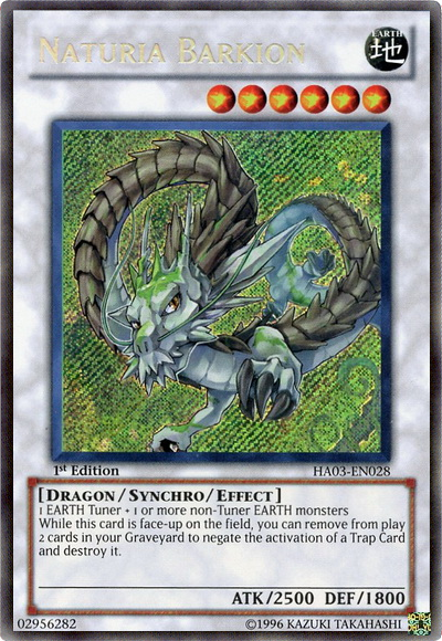 Naturia Barkion [HA03-EN028] Secret Rare | Clutch Gaming