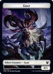 Goat // Human Soldier Double-Sided Token [Theros Beyond Death Tokens] | Clutch Gaming