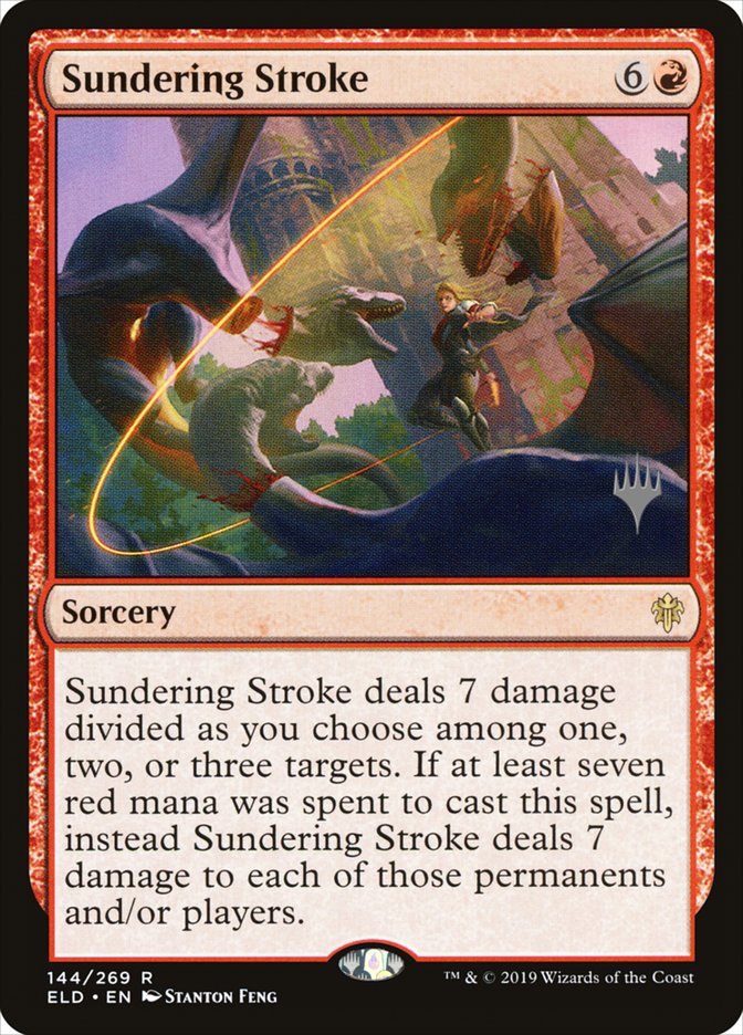 Sundering Stroke (Promo Pack) [Throne of Eldraine Promos] | Clutch Gaming