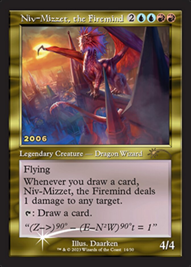 Niv-Mizzet, the Firemind [30th Anniversary Promos] | Clutch Gaming