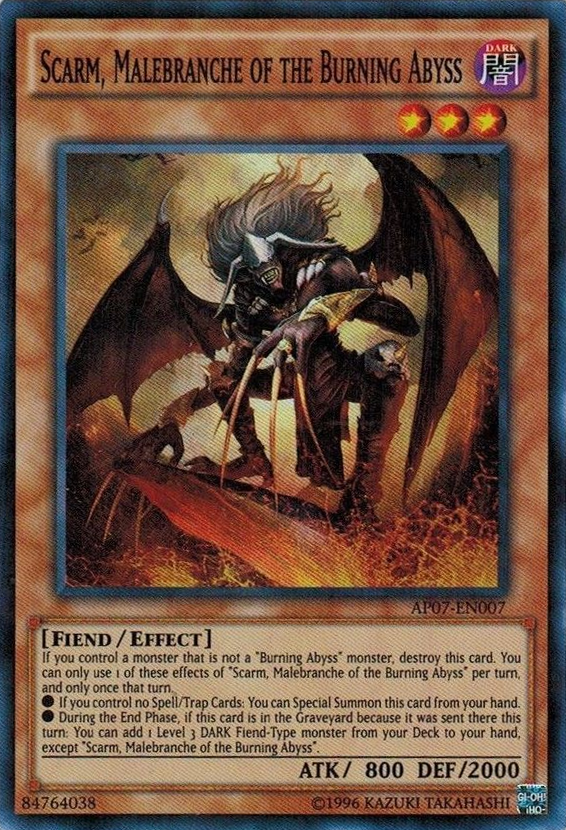 Scarm, Malebranche of the Burning Abyss [AP07-EN007] Super Rare | Clutch Gaming