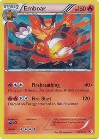 Emboar (26/149) (Cosmos Holo) (Blister Exclusive) [Black & White: Boundaries Crossed] | Clutch Gaming