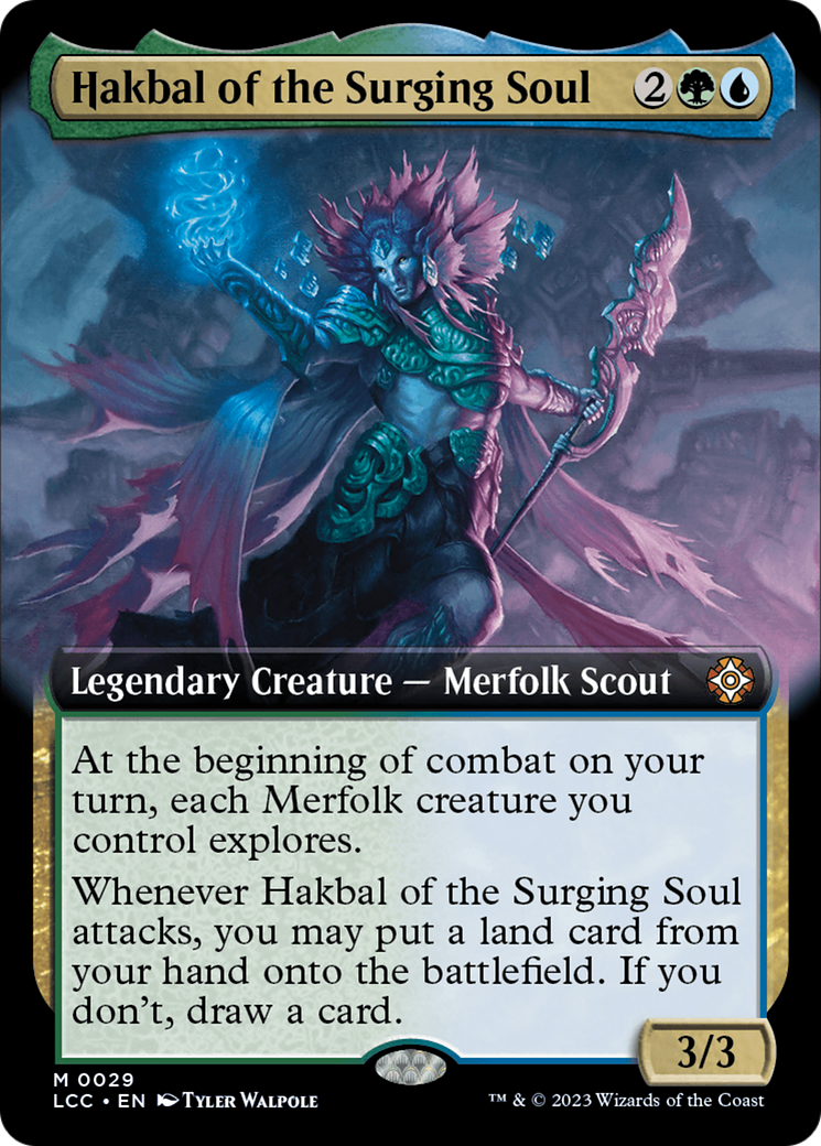 Hakbal of the Surging Soul (Extended Art) [The Lost Caverns of Ixalan Commander] | Clutch Gaming