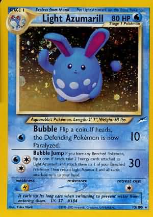 Light Azumarill (13/105) [Neo Destiny Unlimited] | Clutch Gaming