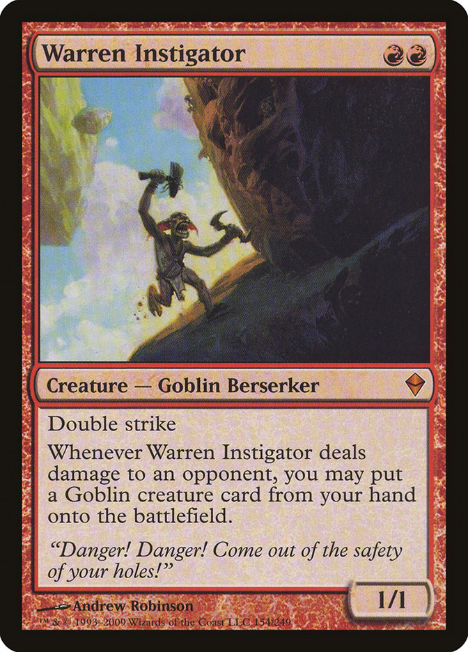 Warren Instigator [Zendikar] | Clutch Gaming