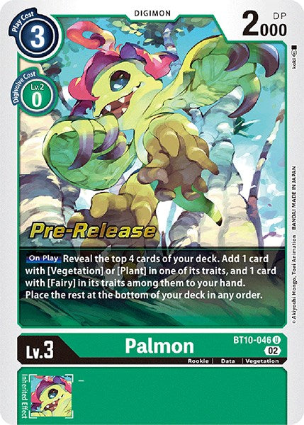 Palmon [BT10-046] [Xros Encounter Pre-Release Cards] | Clutch Gaming