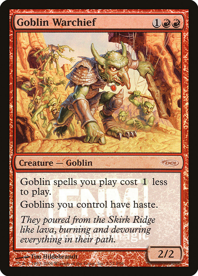 Goblin Warchief [Friday Night Magic 2006] | Clutch Gaming