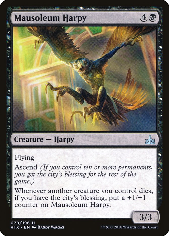 Mausoleum Harpy [Rivals of Ixalan] | Clutch Gaming