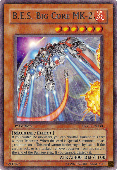 B.E.S. Big Core MK-2 [CRMS-EN030] Rare | Clutch Gaming