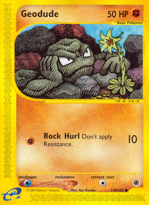 Geodude (110/165) [Expedition: Base Set] | Clutch Gaming