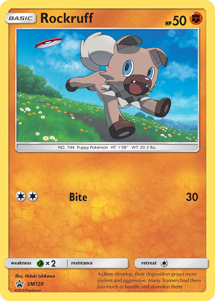 Rockruff (SM120) [Sun & Moon: Black Star Promos] | Clutch Gaming