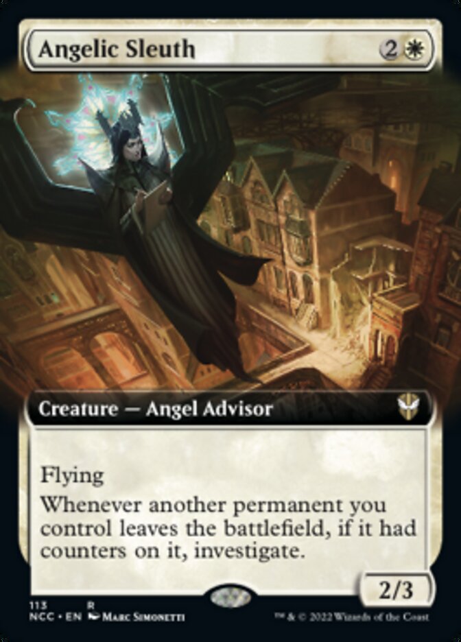 Angelic Sleuth (Extended Art) [Streets of New Capenna Commander] | Clutch Gaming