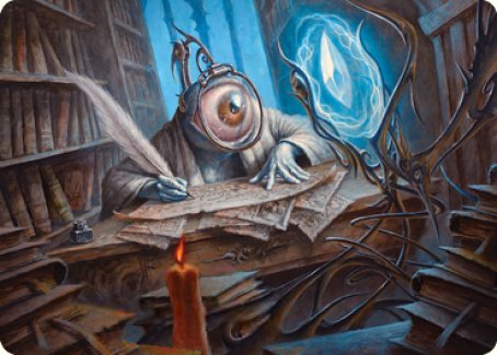 Unblinking Observer Art Card [Innistrad: Midnight Hunt Art Series] | Clutch Gaming