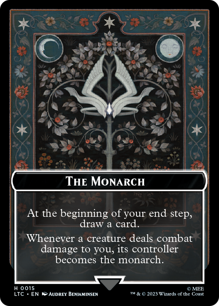 The Monarch // Treasure Double-Sided Token [The Lord of the Rings: Tales of Middle-Earth Commander Tokens] | Clutch Gaming