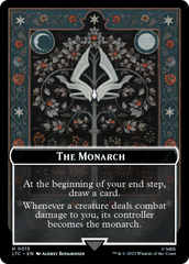 The Monarch // Treasure Double-Sided Token [The Lord of the Rings: Tales of Middle-Earth Commander Tokens] | Clutch Gaming