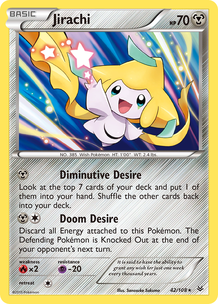 Jirachi (42/108) [XY: Roaring Skies] | Clutch Gaming