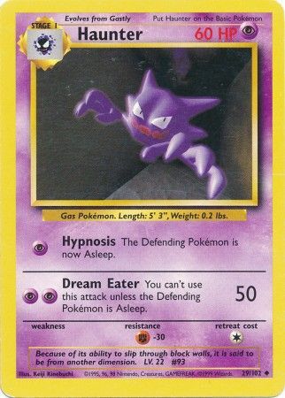 Haunter (29/102) [Base Set Unlimited] | Clutch Gaming