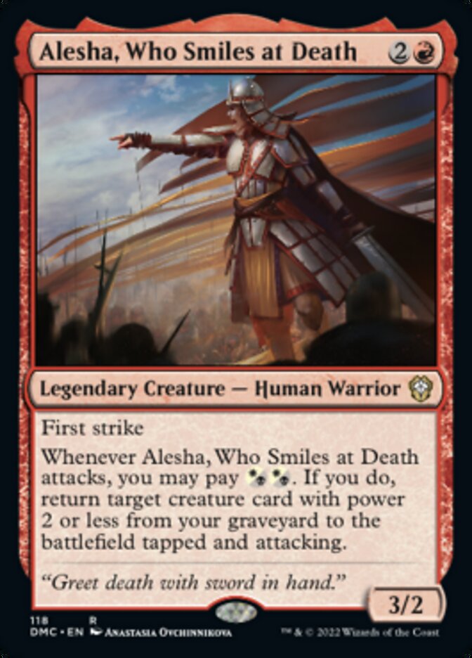 Alesha, Who Smiles at Death [Dominaria United Commander] | Clutch Gaming