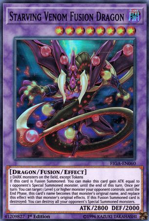 Starving Venom Fusion Dragon [FIGA-EN060] Super Rare | Clutch Gaming