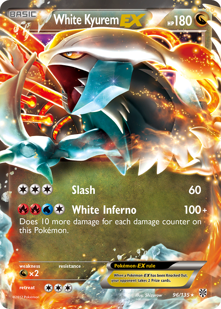 White Kyurem EX (96/135) [Black & White: Plasma Storm] | Clutch Gaming