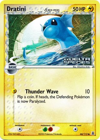 Dratini (66/113) (Delta Species) (Stamped) [EX: Delta Species] | Clutch Gaming