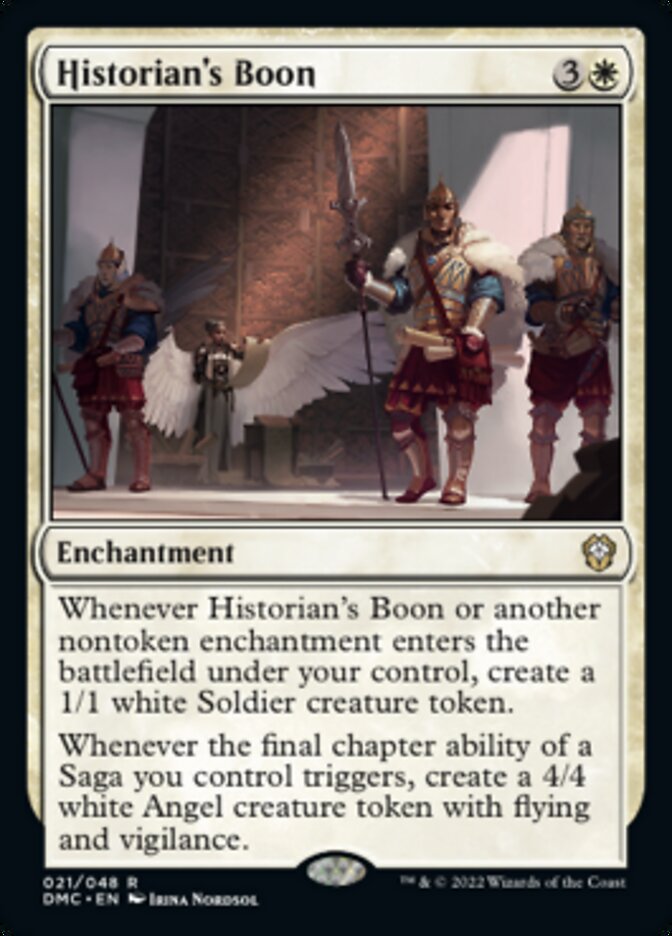 Historian's Boon [Dominaria United Commander] | Clutch Gaming