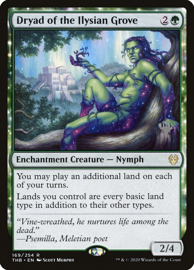 Dryad of the Ilysian Grove (Promo Pack) [Theros Beyond Death Promos] | Clutch Gaming