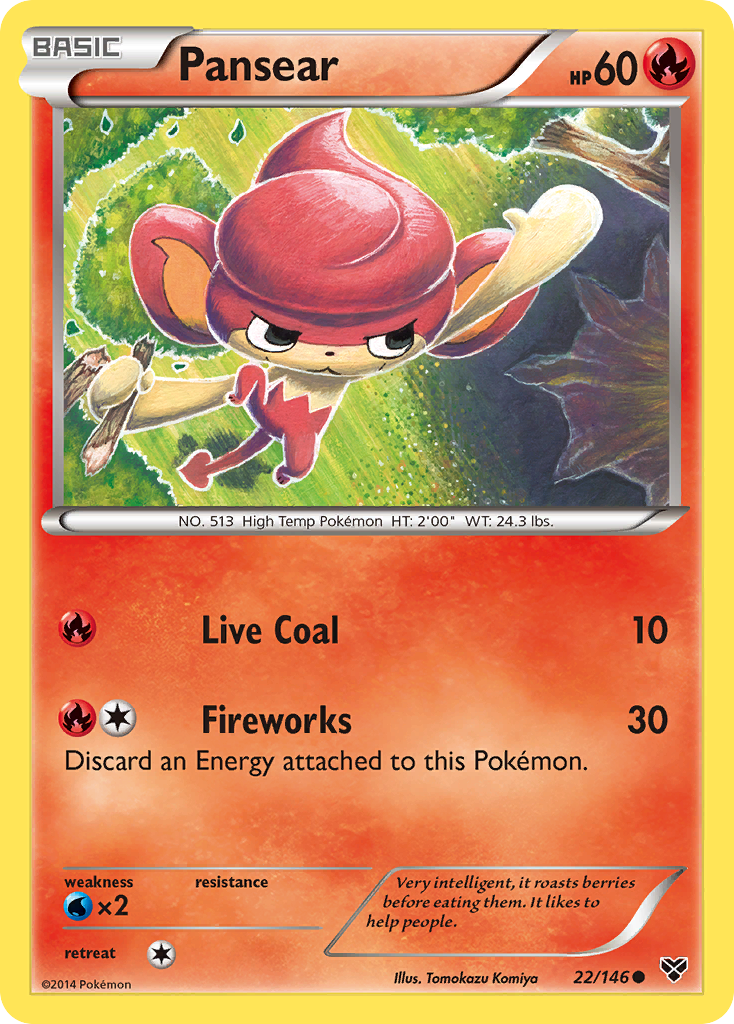 Pansear (22/146) [XY: Base Set] | Clutch Gaming