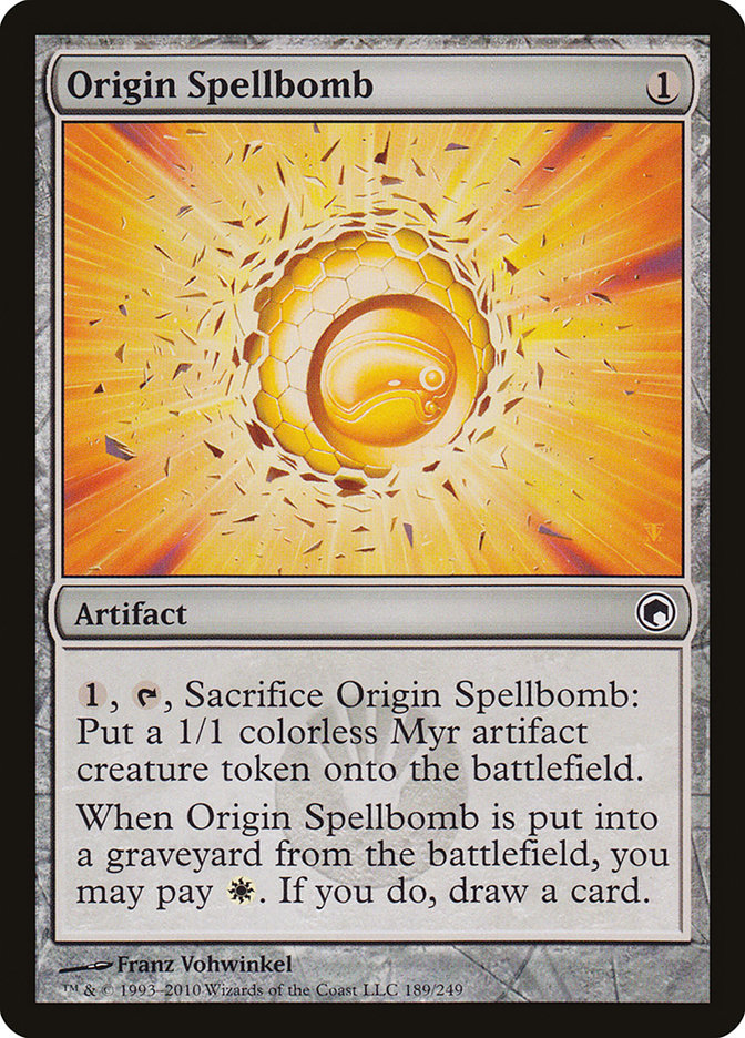 Origin Spellbomb [Scars of Mirrodin] | Clutch Gaming