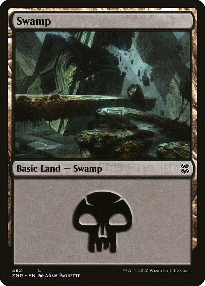 Swamp (382) [Zendikar Rising] | Clutch Gaming