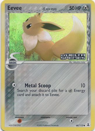 Eevee (68/113) (Delta Species) (Stamped) [EX: Delta Species] | Clutch Gaming