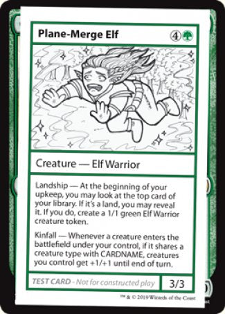 Plane-Merge Elf (2021 Edition) [Mystery Booster Playtest Cards] | Clutch Gaming