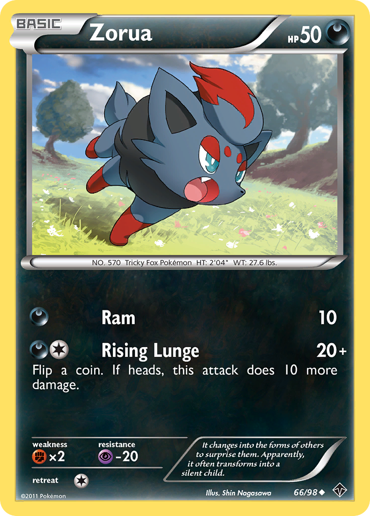 Zorua (66/98) [Black & White: Emerging Powers] | Clutch Gaming