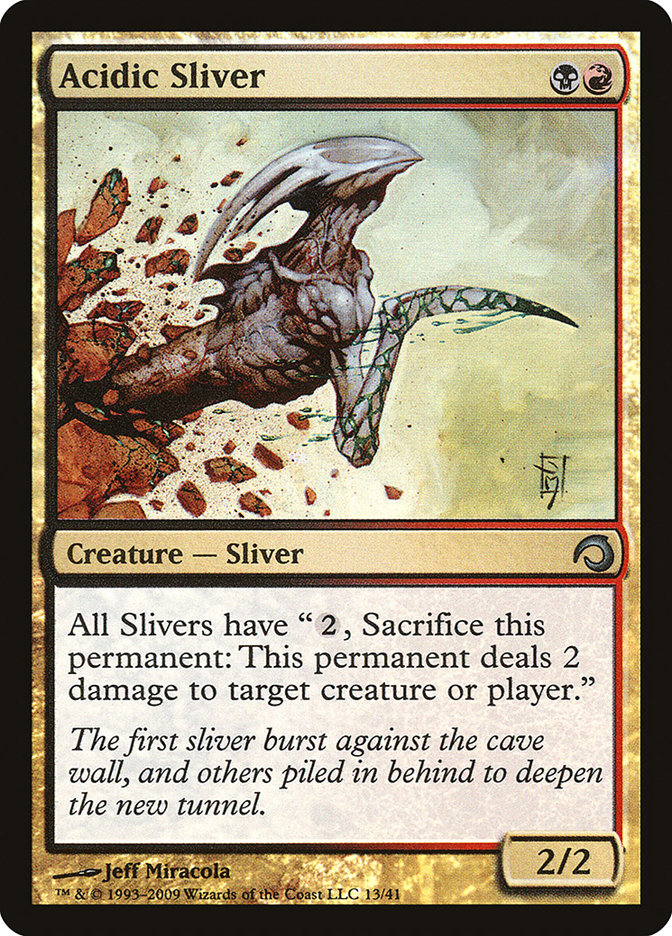 Acidic Sliver [Premium Deck Series: Slivers] | Clutch Gaming