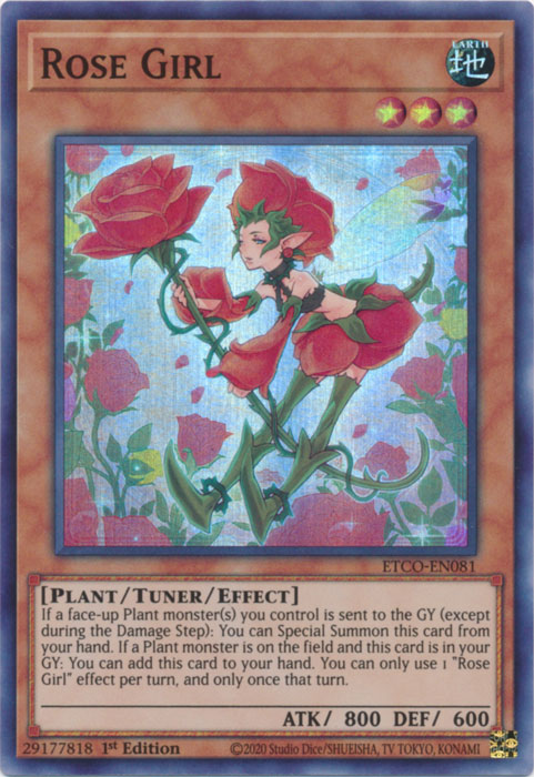 Rose Girl [ETCO-EN081] Super Rare | Clutch Gaming