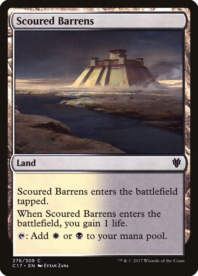 Scoured Barrens [Commander 2017] | Clutch Gaming