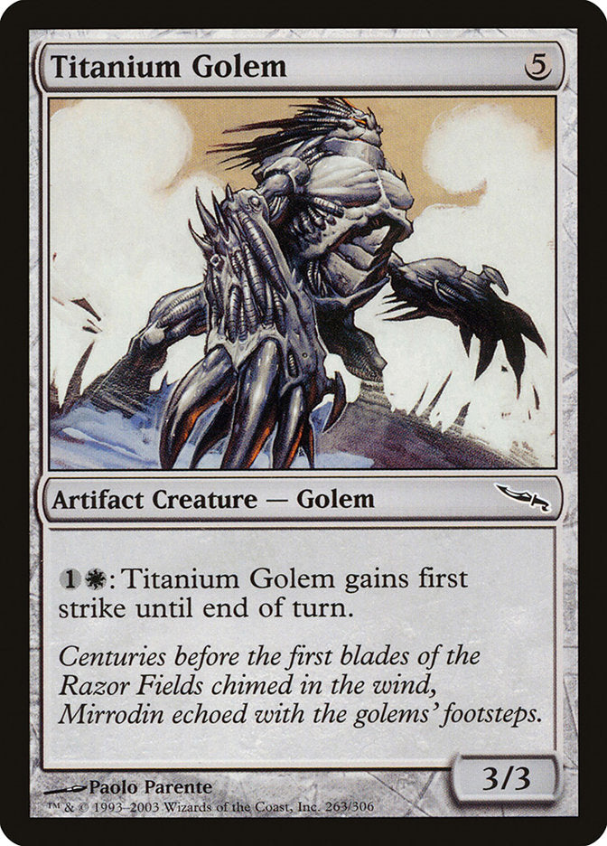 Titanium Golem [Mirrodin] | Clutch Gaming