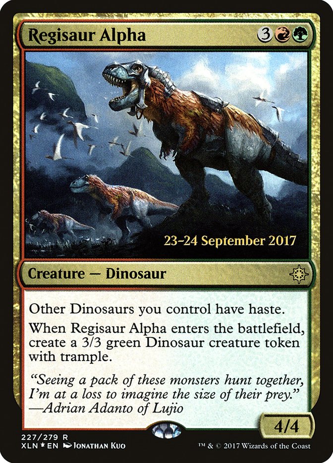 Regisaur Alpha [Ixalan Prerelease Promos] | Clutch Gaming