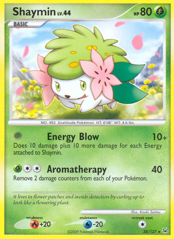 Shaymin (38/127) (Theme Deck Exclusive) [Platinum: Base Set] | Clutch Gaming