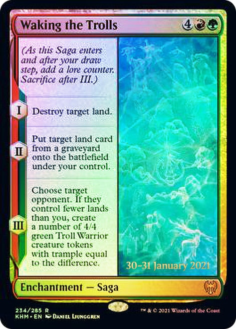 Waking the Trolls [Kaldheim Prerelease Promos] | Clutch Gaming