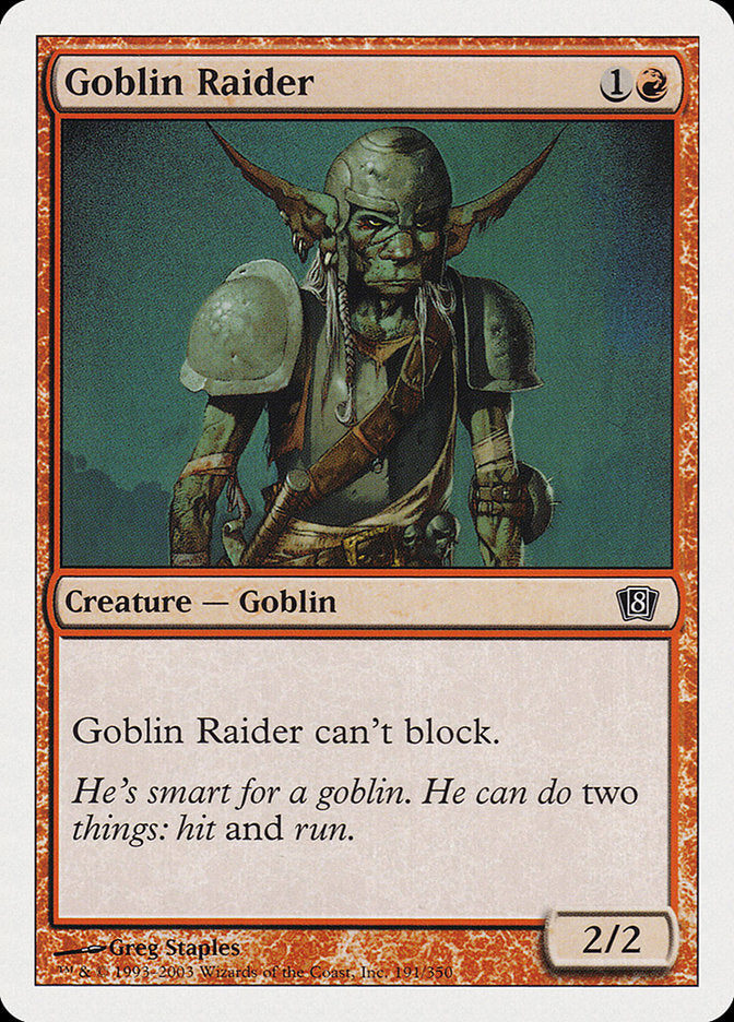 Goblin Raider [Eighth Edition] | Clutch Gaming