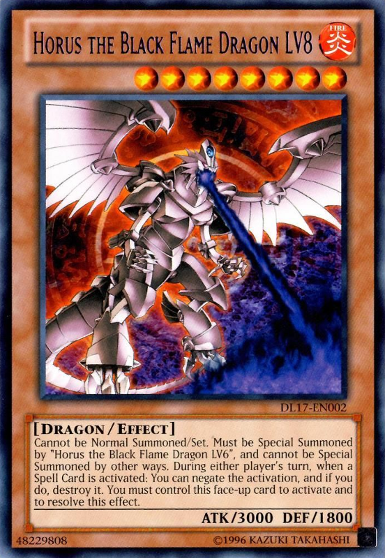 Horus the Black Flame Dragon LV8 (Purple) [DL17-EN002] Rare | Clutch Gaming