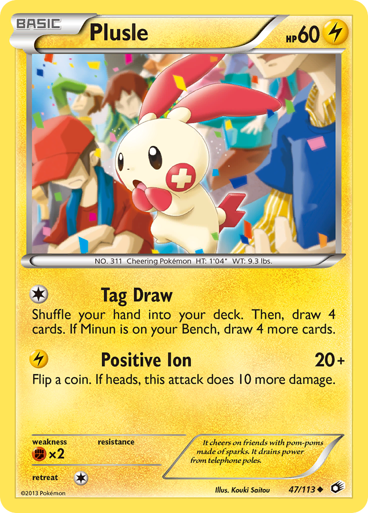 Plusle (47/113) [Black & White: Legendary Treasures] | Clutch Gaming